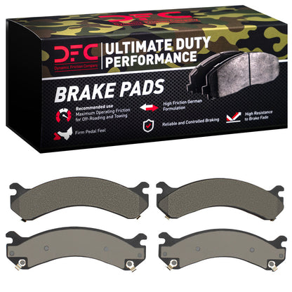 DFC 01-10 Chevrolet Silverado 3500 HD Rear Ultimate Duty Performance Brake Pads