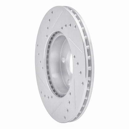 R1 Concepts R1 90-05 Buick Skylark Front Right Drilled & Slotted Silver Brake Rotor