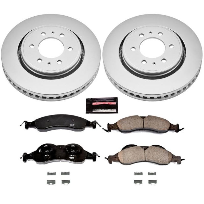 PowerStop Power Stop 07-09 Ford Expedition Front Z17 Evolution Geomet Coated Brake Kit