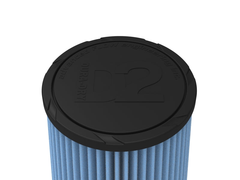 aFe POWER Universal Clamp-On Air Filter w/ D2 Dura-Dry Media - 6in F x 7.5in B x 5.5in T x 12in H