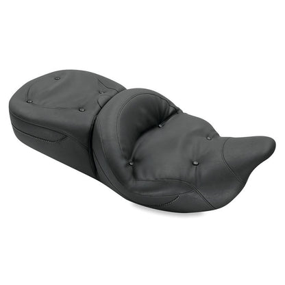 Mustang Motorcycle Mustang 08-21 Harley Electra Glide, Rd Glide, Rd King, Str Glide Touring 1PC Seat Regal - Black