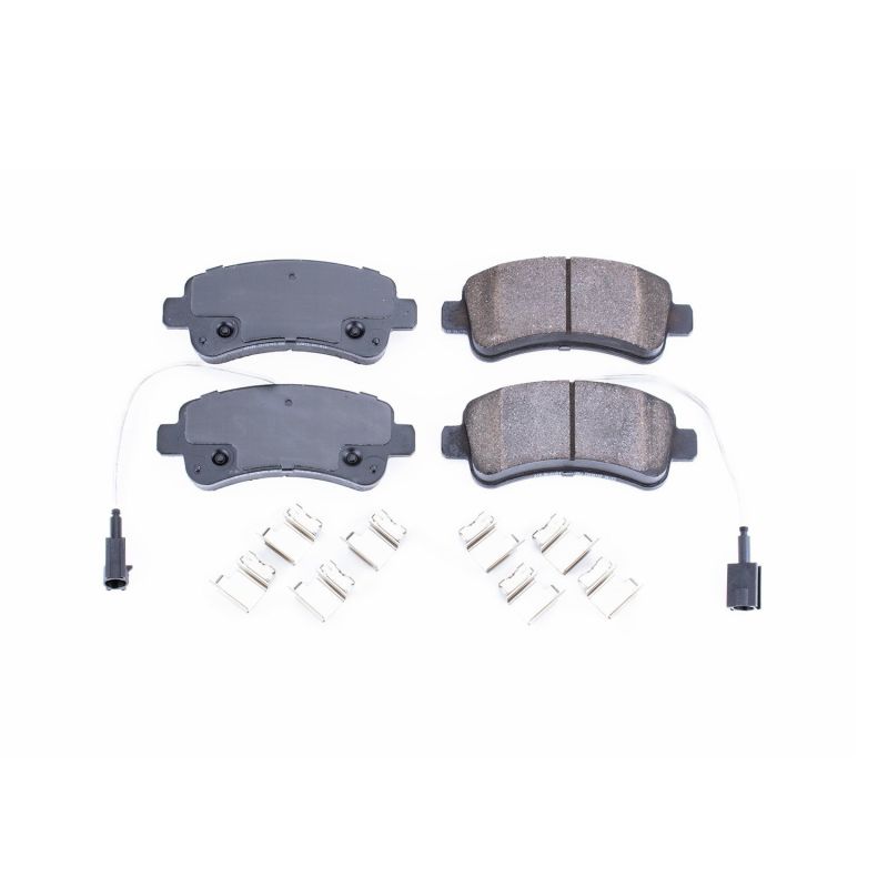 PowerStop Power Stop 2014 Ram ProMaster 1500 Rear Z17 Evolution Ceramic Brake Pads w/Hardware