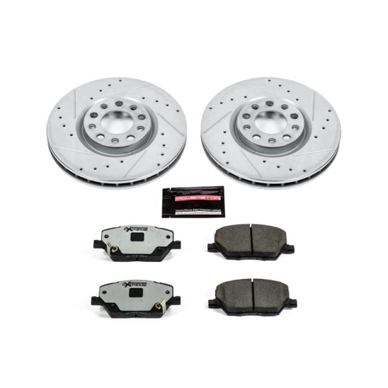 PowerStop Power Stop 16-18 Fiat 500X Front Z36 Truck & Tow Brake Kit