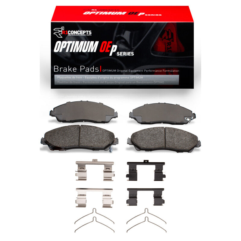 R1 Concepts R1 17-20 Acura MDX Front Optimum OE Pads & Hardware Kit