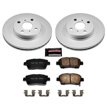 PowerStop Power Stop 01-03 Toyota Prius Front Z17 Evolution Geomet Coated Brake Kit