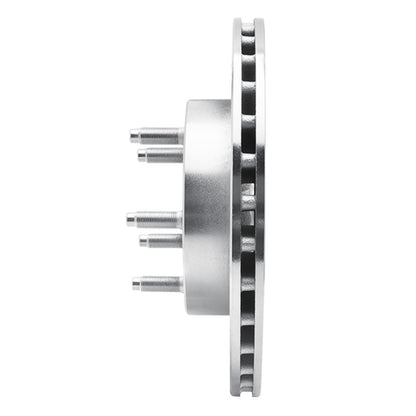 R1 Concepts R1 1983-1992 Ford Explorer Front Right Drilled & Slotted Silver Brake Rotor