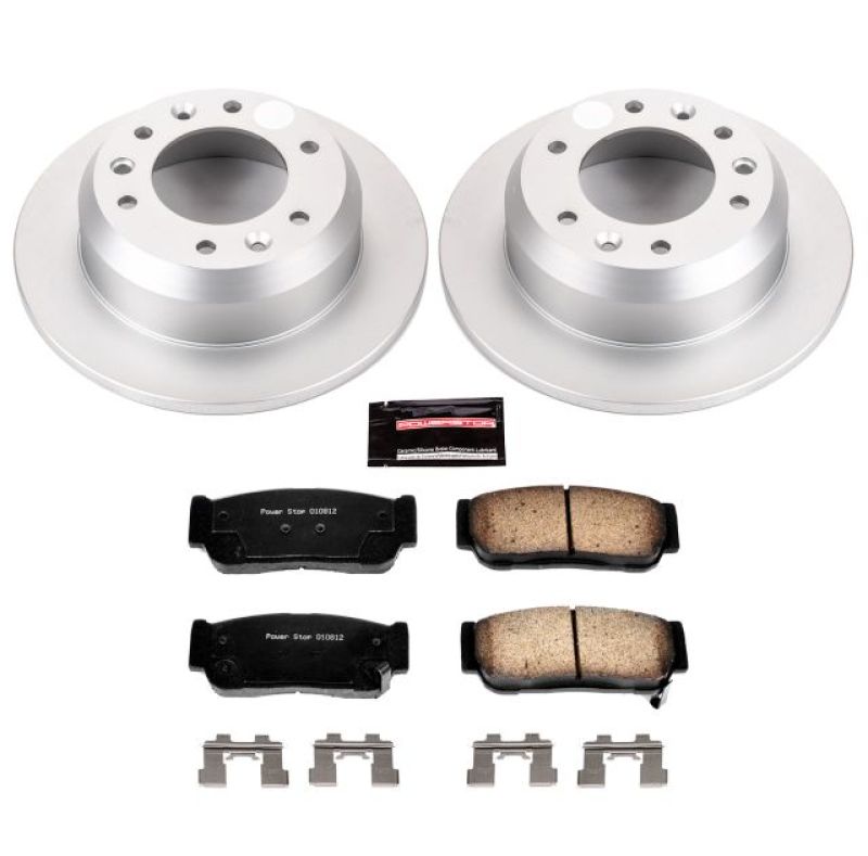 PowerStop Power Stop 2007 Hyundai Entourage Rear Z17 Evolution Geomet Coated Brake Kit