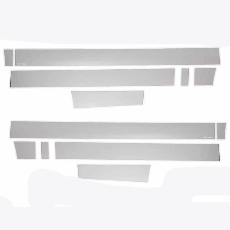 Putco 99-10 Ford SuperDuty Super Cab 6.5 ft Short Box - 8in Wide - 12pcs SS Rocker Panels