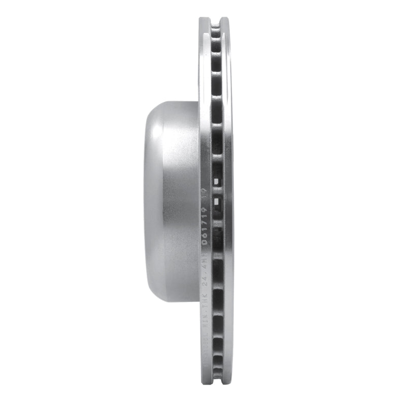 R1 Concepts R1 06-13 BMW 135IS Front Left Drilled & Slotted Silver Brake Rotor