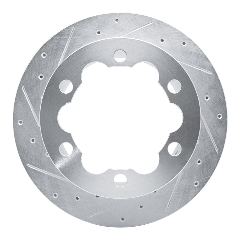 R1 Concepts R1 02-06 Dodge Sprinter 3500 Rear Left Drilled & Slotted Silver Brake Rotor