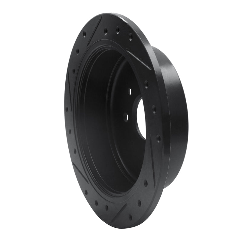 R1 Concepts R1 97-02 Peugeot 306 (Mexico) Rear Right Drilled & Slotted Black Brake Rotor