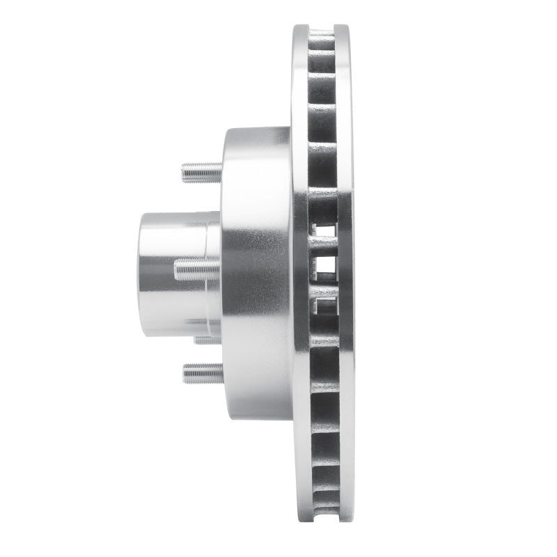 R1 Concepts R1 93-95 Chevrolet G10 Front Left Drilled & Slotted Silver Brake Rotor