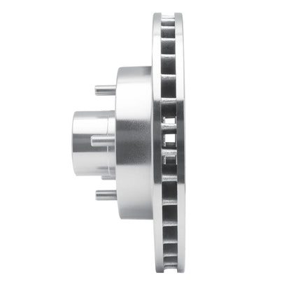 R1 Concepts R1 93-95 Chevrolet G10 Front Left Drilled & Slotted Silver Brake Rotor