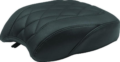 Mustang Motorcycle Mustang 06-17 Harley Dyna Standard Touring Passenger Seat w/Studs - Black
