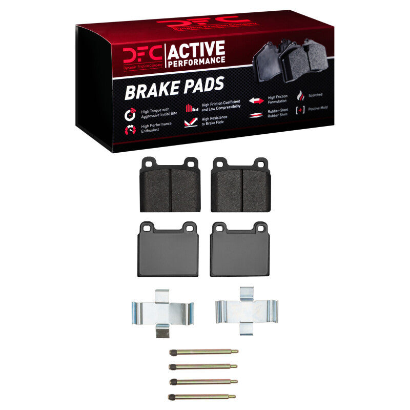 DFC 70-72 Mercedes-Benz 280SE Front Active Performance Pads and Hardware Kit