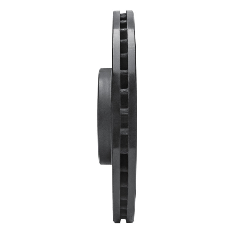 R1 Concepts R1 10-16 Volvo XC60 Front Right Drilled & Slotted Black Brake Rotor