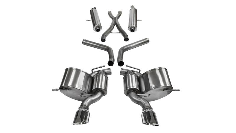 CORSA Performance Corsa 2012-2013 Jeep Grand Cherokee 6.4L V8 Polished Sport Cat-Back Exhaust
