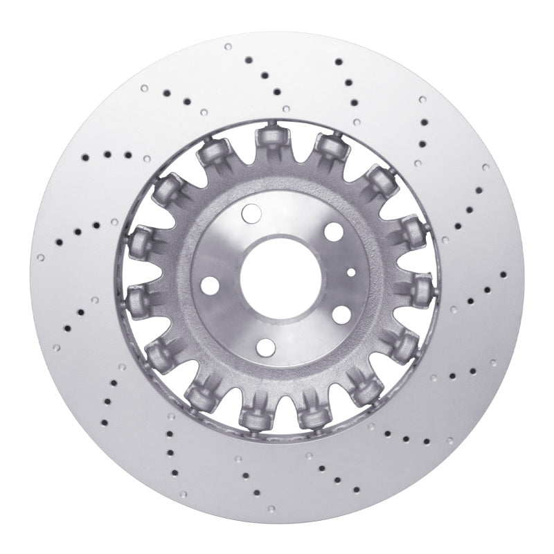 DFC 12-13 Audi TT Quattro RS Front Drilled Hi-Carbon Alloy Geomet Coated Rotor