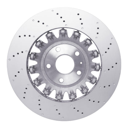 DFC 12-13 Audi TT Quattro RS Front Drilled Hi-Carbon Alloy Geomet Coated Rotor