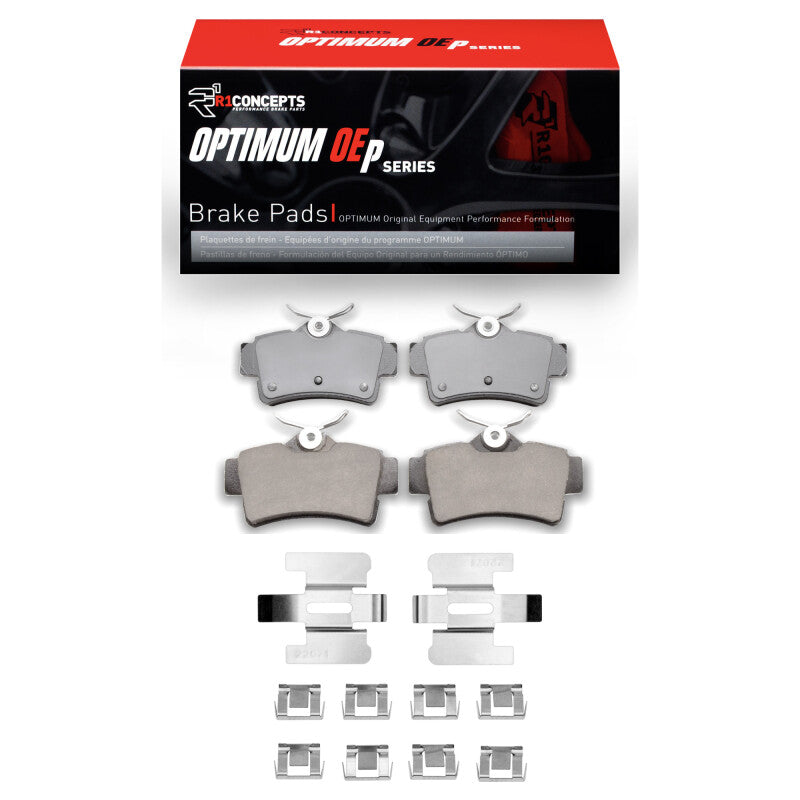 R1 Concepts R1 1994-2004 Ford Mustang Rear R1 Optimum OE Pads & Hardware Kit