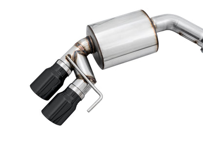 AWE Tuning 2018+ Ford Mustang GT (S550) Cat-Back Exhaust - Touring Edition (Quad Diamond Black Tips)