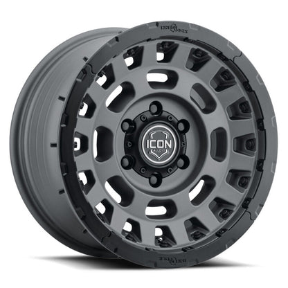 ICON Hammer Pro 17x8.5 / 6x5.5 / 0mm / 4.75in BS - Charcoal
