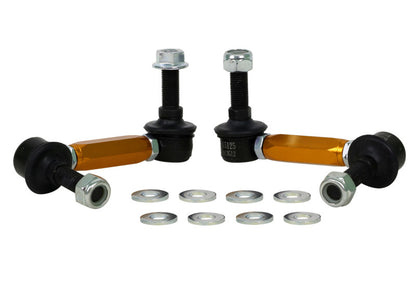 Whiteline Universal Sway Bar Link Assembly Heavy Duty Adjustable Steel Ball 115mm Size