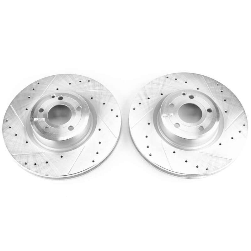 PowerStop Power Stop 15-16 Mercedes-Benz SL400 Front Evolution Drilled & Slotted Rotors - Pair