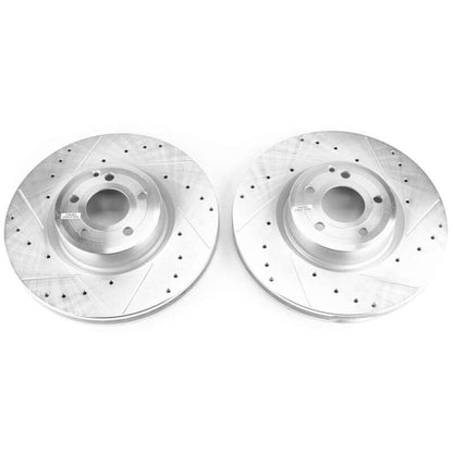 PowerStop Power Stop 15-16 Mercedes-Benz SL400 Front Evolution Drilled & Slotted Rotors - Pair