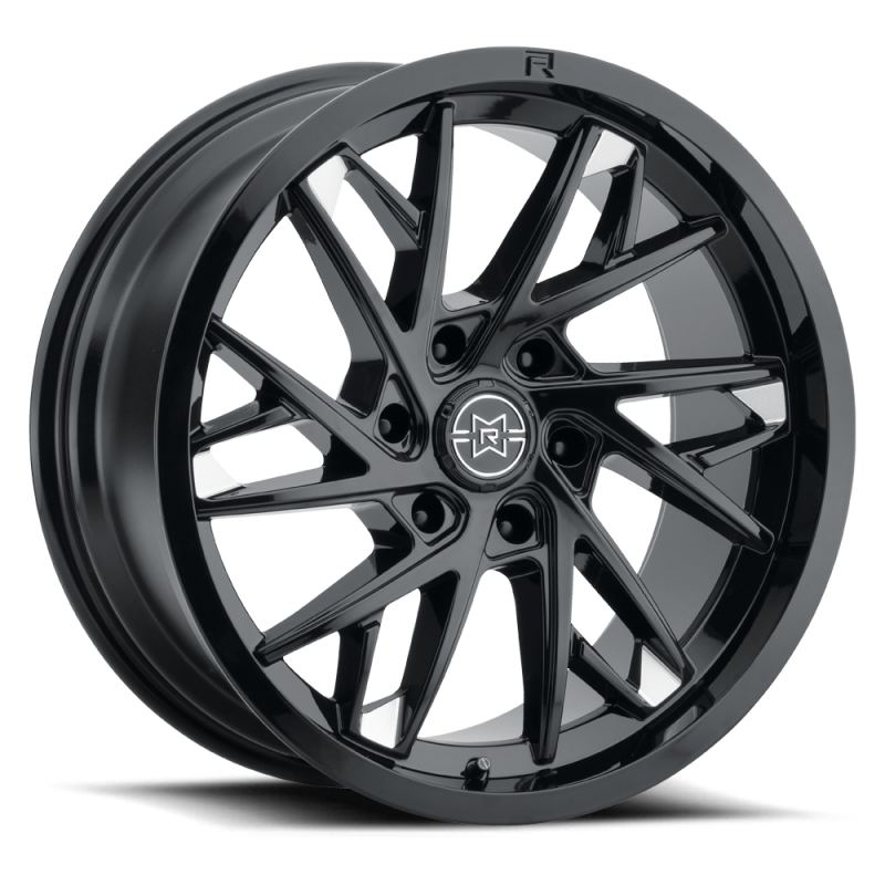 Raised Wheels Method Raised MR801 20x9 / 8x180 BP / 0mm Offset / 124.1mm Bore - Gloss Black Milled Wheel