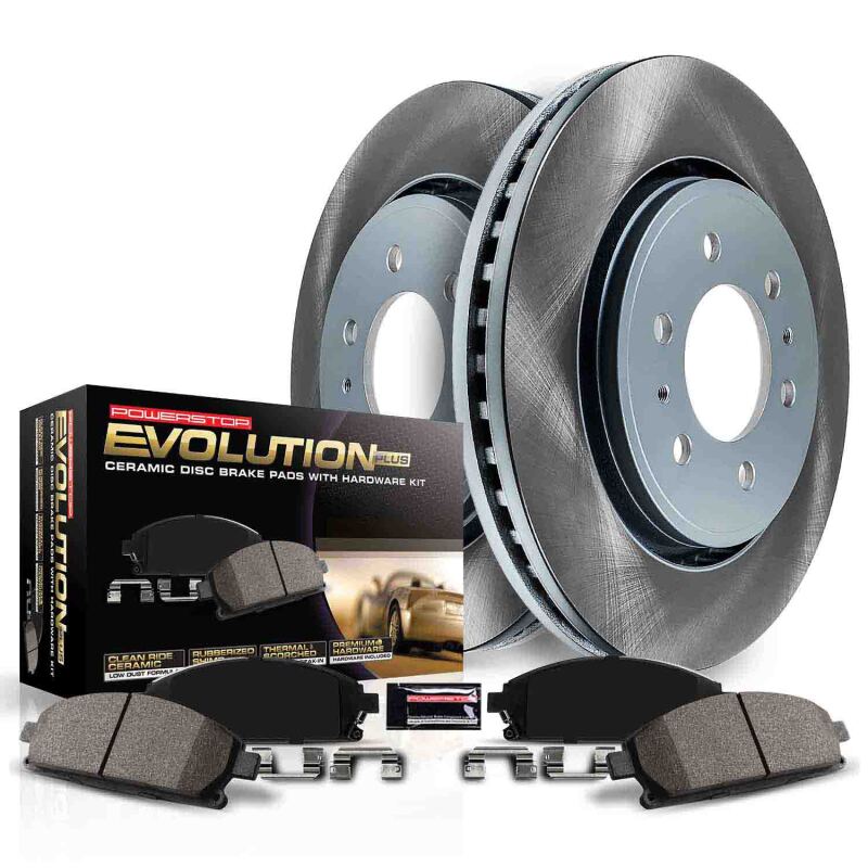PowerStop Power Stop 20-21 Cadillac CT5 Rear Semi-Coated Rotor Kit