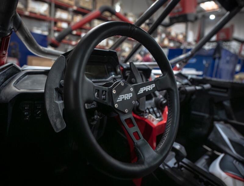 PRP Seats PRP Deep Dish Leather Steering Wheel - Black