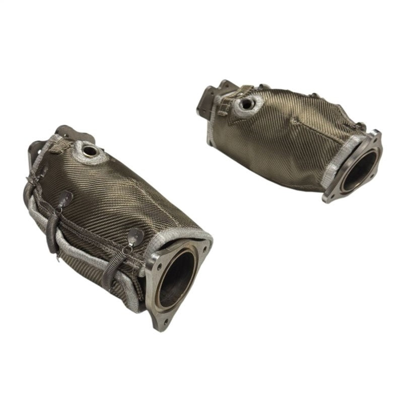 Kooks Headers Kooks 23+ Chevrolet Corvette C8 Z06/LT6 5.5L 3in. SS 5in. Bodied Ultra-GREEN Conn. w/Blankets