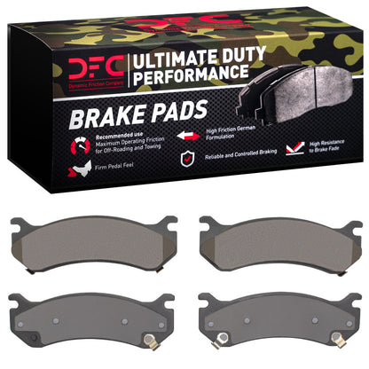 DFC 99-13 Cadillac Escalade EXT Front/Rear Ultimate Duty Performance Brake Pads