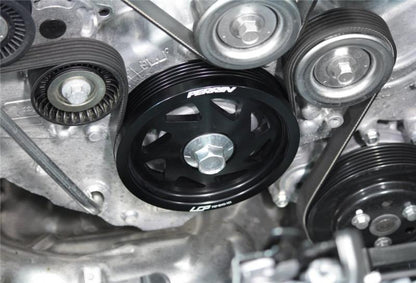 Perrin Performance PERRIN 15-18 Subaru WRX / 13-20 BRZ / 14-18 FXT / 13-16 Crosstrek Lightened Crank Pulley - Black