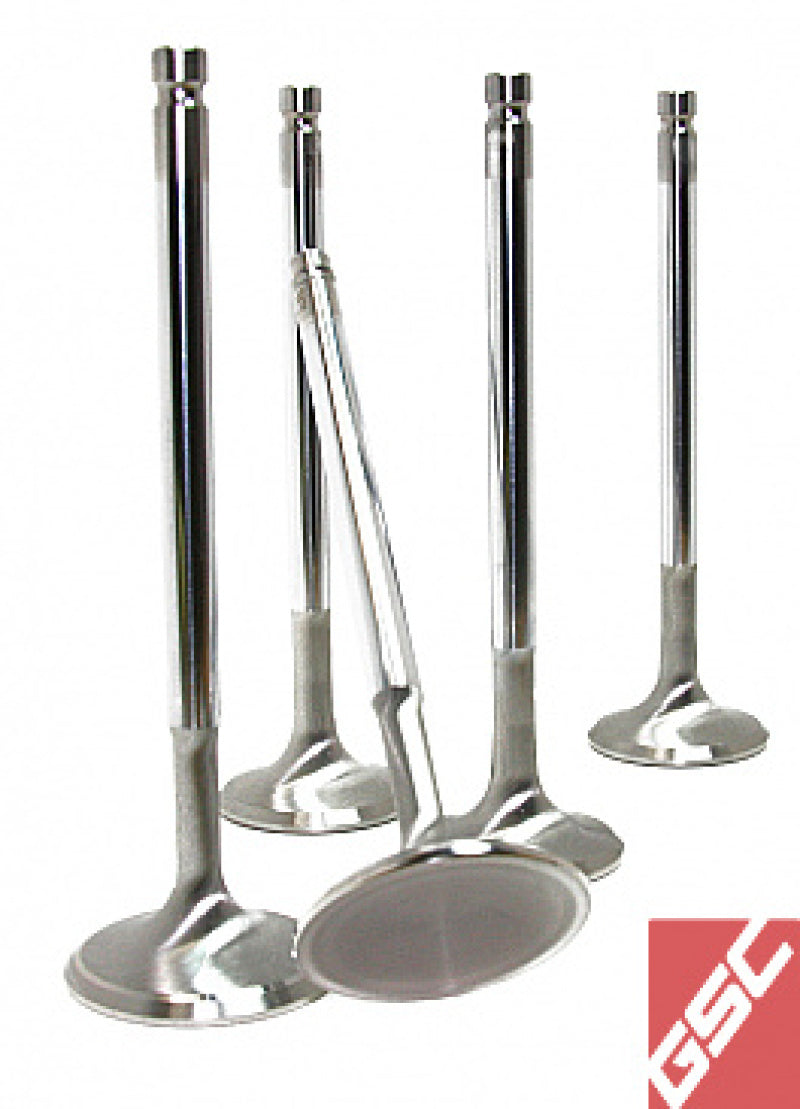 GSC Power Division GSC P-D Subaru EJ207/EJ257 Chrome Polished Super Alloy Exhaust Valve - 33mm Head (+1mm) - Set of 50