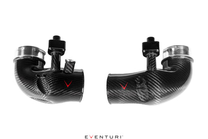 Eventuri BMW G90, G99 M5 Carbon Turbo Inlets - Gloss Finish | ML Performance Car Parts