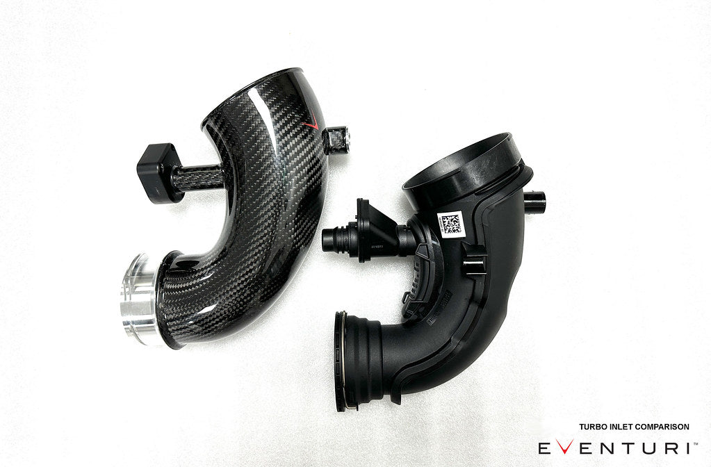 Eventuri BMW G90, G99 M5 Carbon Turbo Inlets - Gloss Finish