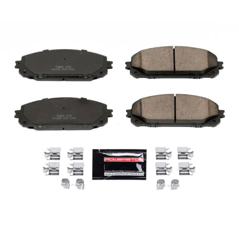 PowerStop Power Stop 14-15 Jeep Cherokee Front Z23 Evolution Sport Brake Pads w/Hardware