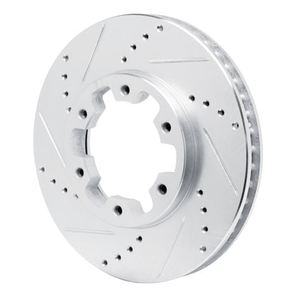 R1 Concepts R1 02-24 Nissan NV350 UrVan (Mexico) Front Left Drilled & Slotted Silver Brake Rotor