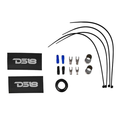 DS18 0-GA Amplifier Install Kit Advance- Blue