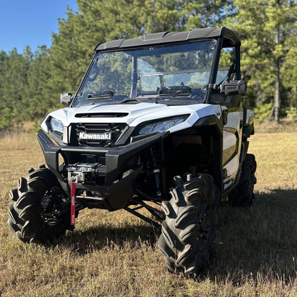 Seizmik 24+Kawasaki Ridge Ranch Tool Less Windshield - UV