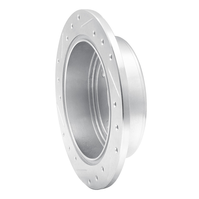 R1 Concepts R1 04-10 Chevrolet Optra (USA/Canada) Rear Right Drilled & Slotted Silver Brake Rotor