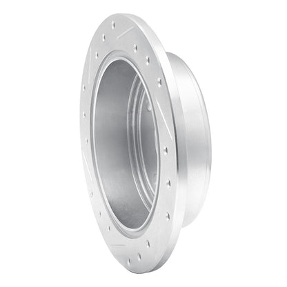 R1 Concepts R1 04-10 Chevrolet Optra (USA/Canada) Rear Right Drilled & Slotted Silver Brake Rotor