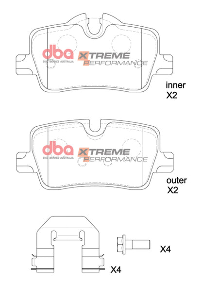 DBA 2023+ BMW 420i XP Performance Rear Brake Pads
