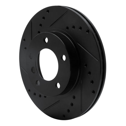 R1 Concepts R1 91-06 BMW 325I (USA/Canada) Front Left Drilled & Slotted Black Brake Rotor