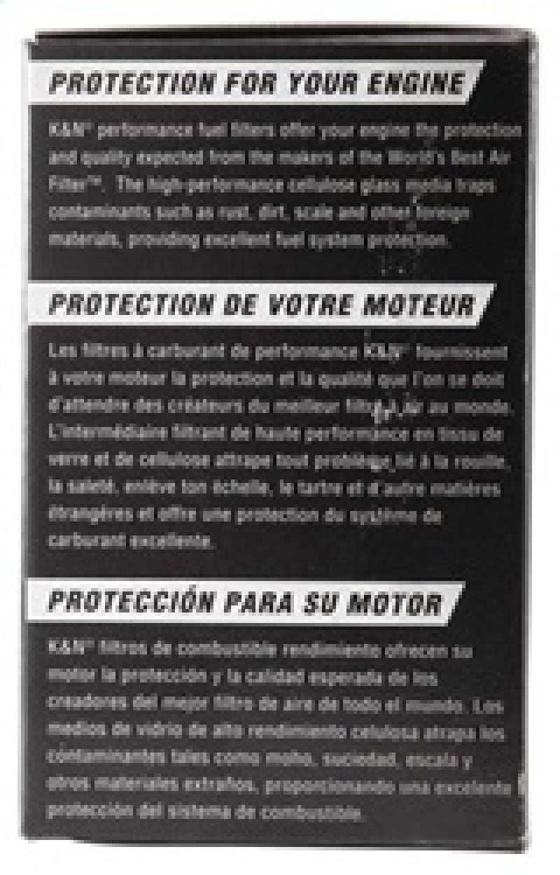 K&N Engineering K&N Fuel Filter 84-89 Nissan 300ZX, 00-04 Nissan Xterra. 95-97 Nissan 200SX