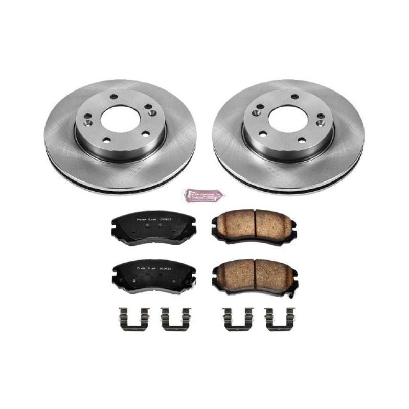 PowerStop Power Stop 10-11 Kia Soul Front Autospecialty Brake Kit