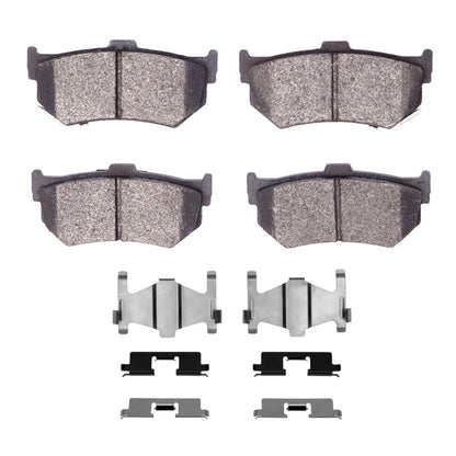 R1 Concepts R1 84-94 Honda Prelude Rear Optimum OE Pads & Hardware Kit