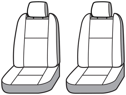 Covercraft 22-23 GMC Hummer Polycotton SeatSaver Custom Front Row Seat Covers - Charcoal
